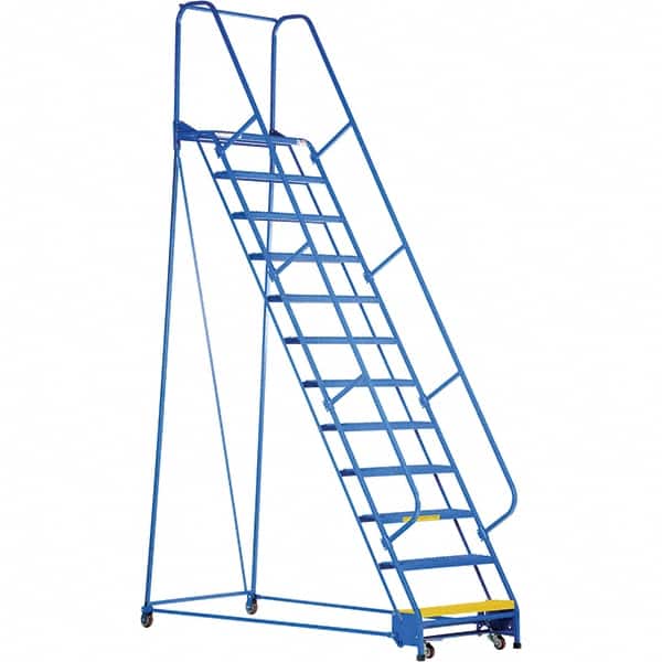 Vestil - 156" High 350 Lb Capacity 12 Step Ladder - Exact Tooling