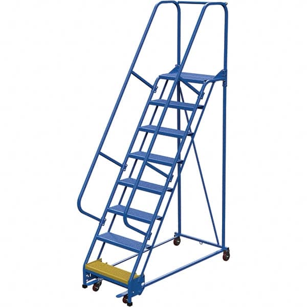 Vestil - 110" High 350 Lb Capacity 8 Step Ladder - Exact Tooling