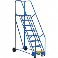 Vestil - 110" High 350 Lb Capacity 8 Step Ladder - Exact Tooling