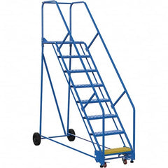 Vestil - 110" High 350 Lb Capacity 8 Step Ladder - Exact Tooling