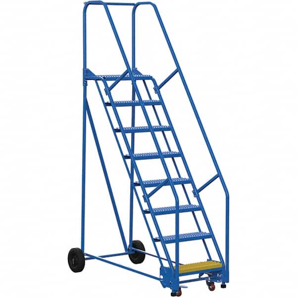 Vestil - 110" High 350 Lb Capacity 8 Step Ladder - Exact Tooling