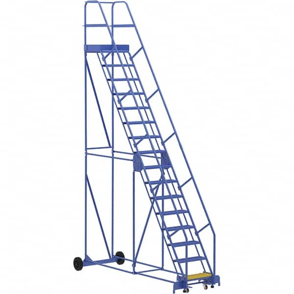 Vestil - 196" High 350 Lb Capacity 16 Step Ladder - Exact Tooling