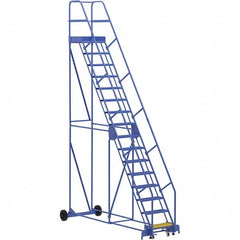 Vestil - 196" High 350 Lb Capacity 16 Step Ladder - Exact Tooling