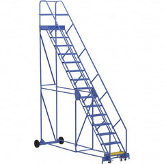 Vestil - 186" High 350 Lb Capacity 15 Step Ladder - Exact Tooling