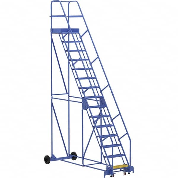 Vestil - 186" High 350 Lb Capacity 15 Step Ladder - Exact Tooling