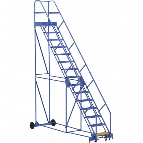 Vestil - 186" High 350 Lb Capacity 15 Step Ladder - Exact Tooling