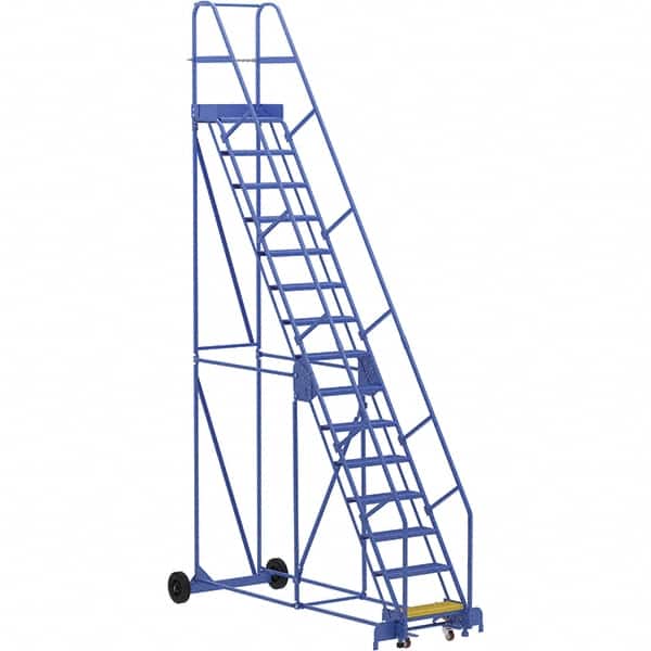Vestil - 186" High 350 Lb Capacity 15 Step Ladder - Exact Tooling