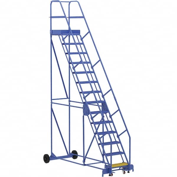 Vestil - 176" High 350 Lb Capacity 14 Step Ladder - Exact Tooling
