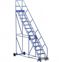 Vestil - 176" High 350 Lb Capacity 14 Step Ladder - Exact Tooling