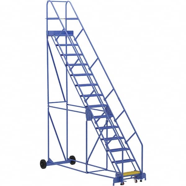 Vestil - 176" High 350 Lb Capacity 14 Step Ladder - Exact Tooling