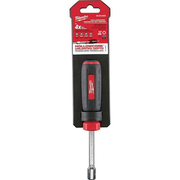 Milwaukee Tool - Nutdrivers Tool Type: Magnetic Tip Nutdriver System of Measurement: Inch - Exact Tooling