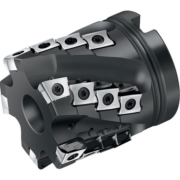 Walter - 2" Cut Diam, 1" Arbor Hole Diam, Indexable Square-Shoulder Face Mill - Exact Tooling