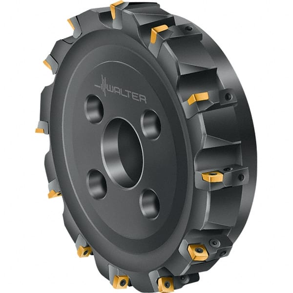 Walter - 250mm Cut Diam, 60mm Arbor Hole Diam, Indexable Square-Shoulder Face Mill - Exact Tooling