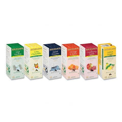 Bigelow - Coffee, Tea & Accessories Breakroom Accessory Type: Tea Bags Breakroom Accessory Description: Assorted Tea Packs, Six Flavors, 28/Box, 168/Carton - Exact Tooling