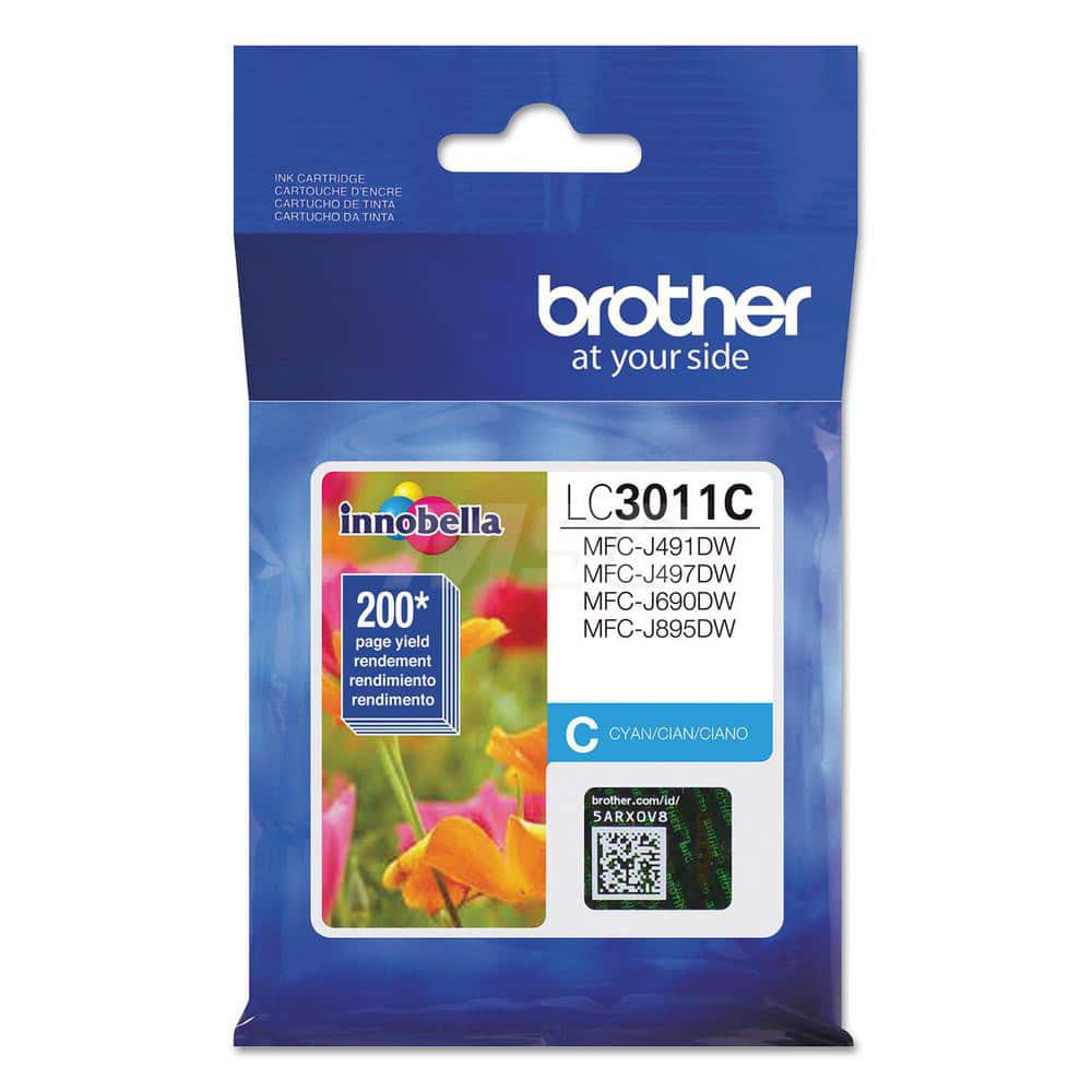 Brother - Office Machine Supplies & Accessories; Office Machine/Equipment Accessory Type: Ink Cartridge ; For Use With: MFC-J491DW; MFC-J497DW; MFC-J690DW; MFC-J895DW ; Color: Cyan - Exact Tooling
