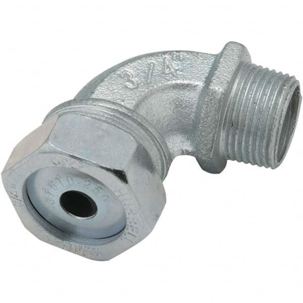 Hubbell-Raco - 0.65 to 0.6" Liquidtight Elbow Strain Relief Cord Grip - Exact Tooling