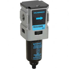 Wilkerson - Filters Port Size (NPT): 1/4 Height (Inch): 4-7/8 - Exact Tooling