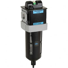 Wilkerson - Coalescing Filters; Port Size: 3/8 ; Maximum Working Pressure (psi): 150 ; Bowl Material: Polycarbonate ; Width (Decimal Inch): 2.8700 ; Height (Inch): 9-1/4 ; Height (Decimal Inch): 9.250 - Exact Tooling