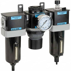 Wilkerson - Filter, Regulator & Lubricator (FRL) Units Configuration: 3 Pc. Filter-Regulator-Lubricator Body Type: Standard - Exact Tooling
