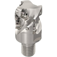 Seco - 40mm Cut Diam, 33mm Max Depth of Cut, 20mm Shank Diam, 50mm OAL, Indexable Square Shoulder Slot Milling End Mill - XO.X12.. Inserts, M20 Modular Connection, 90° Lead Angle, Through Coolant, Series 217.69-12-Helical - Exact Tooling