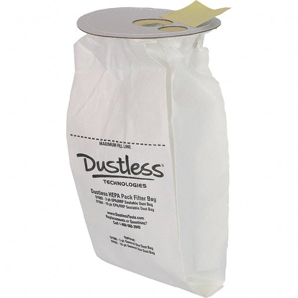 Dustless Technologies - Vacuum Cleaner Filters Vacuum Type: Portable & Backpack Vacuum Filter Type: HEPA Filter - Exact Tooling