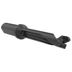 Allied Machine and Engineering - 0.5906" to 0.6298" Diam 7xD 4-27/64" Max Depth Straight Flute Spade Drill - Exact Tooling