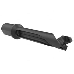 Allied Machine and Engineering - 1.2598" to 1.378" Diam 3xD 4-9/64" Max Depth Straight Flute Spade Drill - Exact Tooling