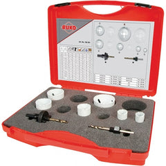 Rothenberger - Hole Saw Kits Minimum Saw Diameter (Inch): 3/4 Maximum Saw Diameter (Inch): 2-1/2 - Exact Tooling
