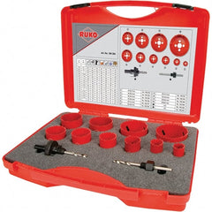 Rothenberger - Hole Saw Kits Minimum Saw Diameter (Inch): 7/8 Maximum Saw Diameter (Inch): 2-1/2 - Exact Tooling