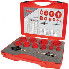 Rothenberger - Hole Saw Kits Minimum Saw Diameter (Inch): 3/4 Maximum Saw Diameter (Inch): 2-1/2 - Exact Tooling