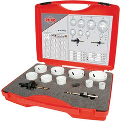 Rothenberger - Hole Saw Kits Minimum Saw Diameter (Inch): 3/4 Maximum Saw Diameter (Inch): 2-1/2 - Exact Tooling