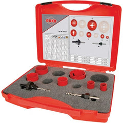 Rothenberger - Hole Saw Kits Minimum Saw Diameter (Inch): 3/4 Maximum Saw Diameter (Inch): 2-1/2 - Exact Tooling