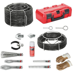 Rothenberger - Drain Cleaning Machine Cutters & Accessories Type: Tool Kit for Drain Cleaner For Use With Machines: Rothenberger R600 Drain Cleaner - Exact Tooling
