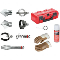 Rothenberger - Drain Cleaning Machine Cutters & Accessories Type: Tool Kit for Drain Cleaner For Use With Machines: Rothenberger R600 Drain Cleaner - Exact Tooling