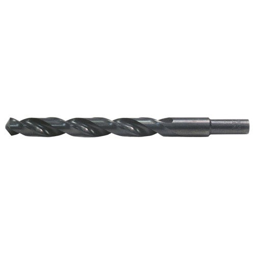 15/32 RHS / RHC HSS 135 Degree Split Point Heavy Duty Jobber Length Drill - Steam Oxide - Exact Tooling