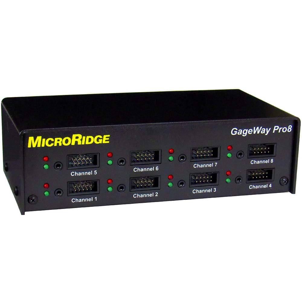 MicroRidge - SPC Multiplexers; Output Format: USB 2.0; USB Keyboard Wedge; RS-232 Serial (DB9 Female) ; Input Format: Digimatic; RS-232 ; Number of Ports: 8 - Exact Tooling