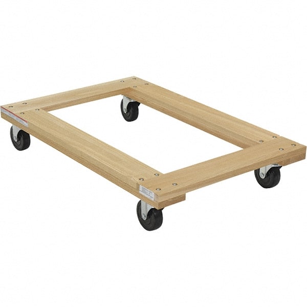 Vestil - 1,200 Lb Capacity Hardwood Dolly - 36" Long x 24" Wide - Exact Tooling