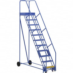 Vestil - 140" High 350 Lb Capacity 11 Step Ladder - Exact Tooling