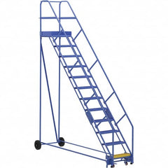 Vestil - 156" High 350 Lb Capacity 12 Step Ladder - Exact Tooling
