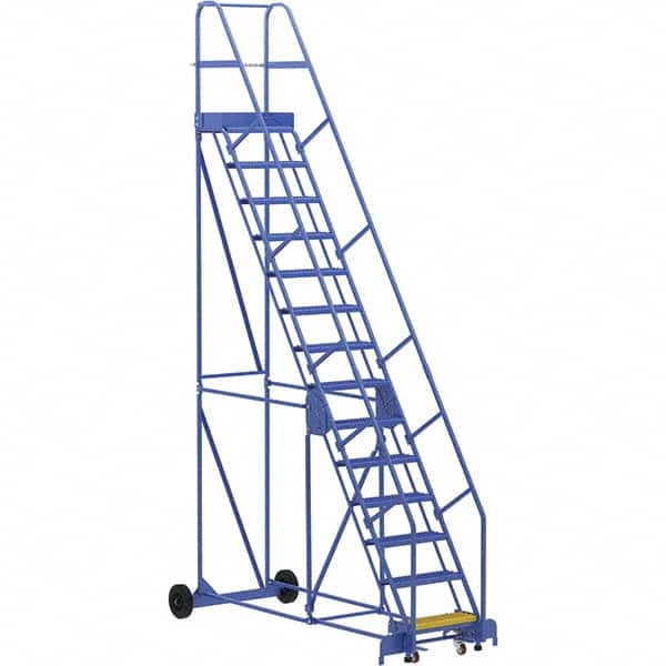 Vestil - 176" High 350 Lb Capacity 14 Step Ladder - Exact Tooling