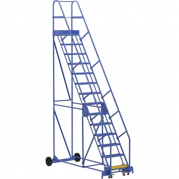 Vestil - 176" High 350 Lb Capacity 14 Step Ladder - Exact Tooling