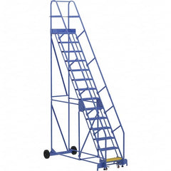 Vestil - 176" High 350 Lb Capacity 14 Step Ladder - Exact Tooling