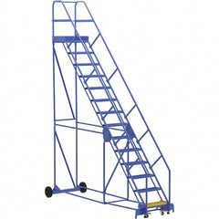 Vestil - 176" High 350 Lb Capacity 14 Step Ladder - Exact Tooling