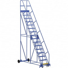 Vestil - 196" High 350 Lb Capacity 16 Step Ladder - Exact Tooling