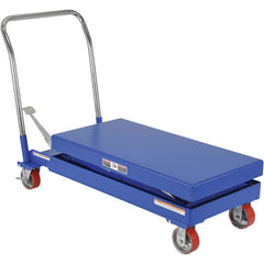 Vestil - Lifting Tables; Type: Elevating Cart ; Lift Style: Scissor ; Style: Foot Pump ; Load Capacity (Lb.): 2500.000 ; Minimum Height (Inch): 15 ; Lift Height (Inch): 39 - Exact Tooling