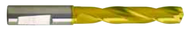 12.9mm Dia. - Carbide HP 5xD Drill-140° Point-Coolant-TiN - Exact Tooling