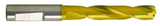 12.9mm Dia. - Carbide HP 5xD Drill-140° Point-Coolant-TiN - Exact Tooling