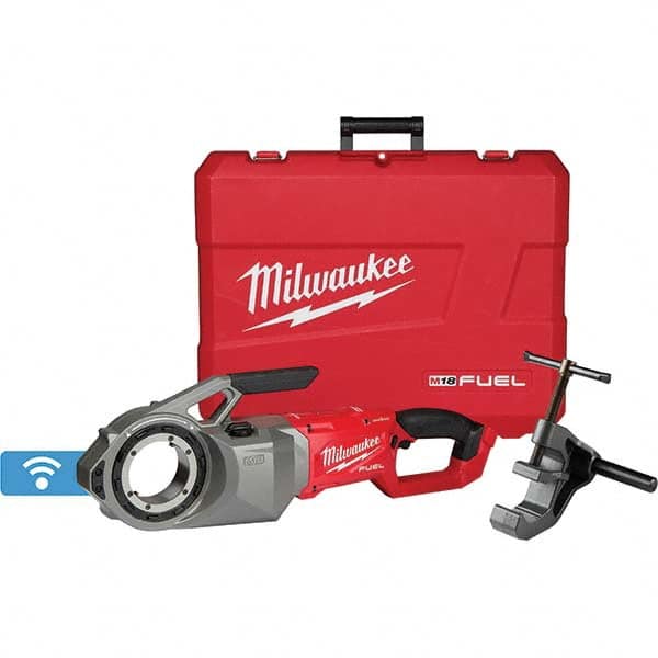 Milwaukee Tool - Power Pipe Threaders Type: Cordless Pipe Threader Voltage: 18 - Exact Tooling