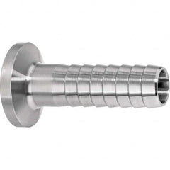 Value Collection - Sanitary Stainless Steel Pipe Fittings Type: Barbed Hose Adapter Style: Quick-Clamp - Exact Tooling