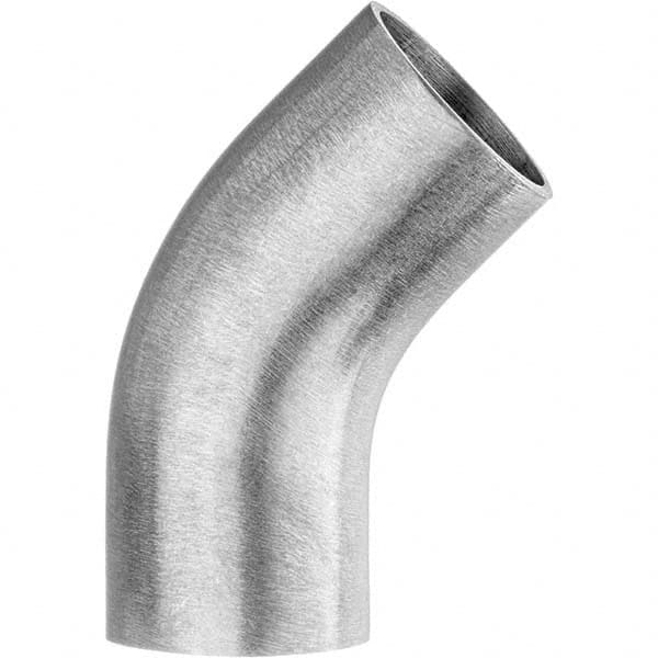 Value Collection - Sanitary Stainless Steel Pipe Fittings Type: 45 Elbow Style: Butt Weld - Exact Tooling